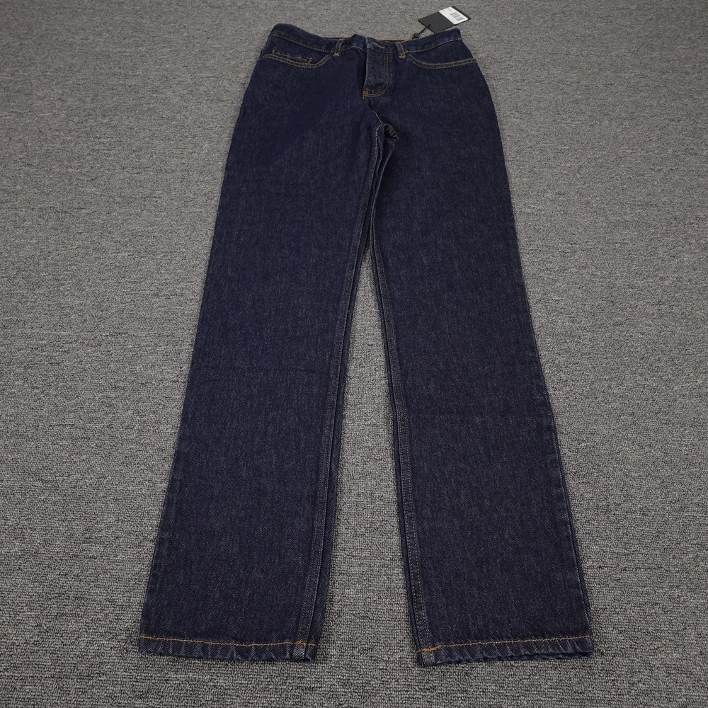 The Kooples Brut Denim Jeans Womens 28 Blue‎ High Rise Straight 28x31 Raw